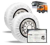 ISSE Snow Truck Chains T-102, Truck Snow Textile Chains - Omologate EN 16662-1 LKW-Ketten für den täglichen Einsatz auf Schnee und Eis - Set bestehend aus 2 Ketten.