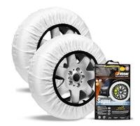 ISSE Super T-70 Textil Schneeketten für Autos - Homologierte - EN 16662-1 - Hochsichere, leicht installierbare Textil Schneeketten für Autos - Rutschfeste, strapazierfähige Ketten - Set mit 2 Ketten