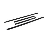 ISTOVO Auto Aufsatz Seitenschweller für Toyota RAV4 2019 2020 2021 2022, ABS Karosserie Seitenleiste Türleisten Seitenleisten Auto Zierleiste Selbstklebend 4Stück,Black-normal