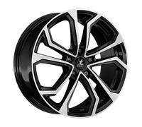 itWheels Ella gloss black polished 6.5x16" ET45 LK5 112 ML 57.1 Alufelgen 16 ...