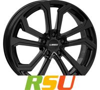 itWheels Ella gloss black 7.5x17" ET45 LK5 108 ML 73.1 Alufelgen 17 Zoll