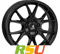 itWheels Kira gloss black 7.5x18" ET48 LK5 108 ML 63.4 Alufelgen 18 Zoll