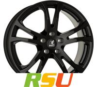 itWheels Michelle matt black 7.5x17" ET34 LK5 120 ML 74.1 Alufelgen 17 Zoll
