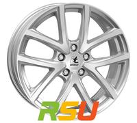 itWheels Mira gloss silver 6.5x16" ET40 LK4 100 ML 63.3 Alufelgen 16 Zoll