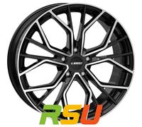 itWheels Tiara gloss black polished 8.5x20" ET30 LK5 112 ML 66.5 Alufelgen 20...