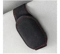 IVYMEIMEI 1 Stück Sonnenblende Magnetischer Multifunktional Brillenhalter Clip für VW T-ROC R-Line 2020-2025, Wildledermaterial,Ticket-Kartenclip Bequemer Zugang