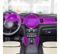 IWFNCJNY Auto Innenraum Folie Armaturenbrett Klavier Board Shift Mittelkonsole Kratzfeste Schutzfolie Transparente TPU PPF Folie, für Mini Cooper 2021-2023