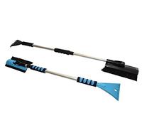 IWH Aluminium Eiskratzer / Schneebesen ausziehbar, Softgriff (L x B x H) 77 x 15 x 11cm Pkw, SUV, Van, Wohnmobile Blau