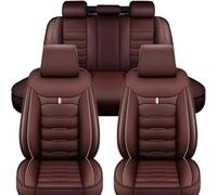 IXEUYN Auto Leder Sitzbezüge Sets für Opel Grandland X 2017-2025, Allwetter Hochwertig Autositzbezüge rutschfest Wasserdicht Vordersitze Rückbank Schonbezug Zubehör,Coffee