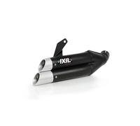 IXIL HYPERLOW BLACK XL EDELSTAHL ENDTOPF SUZUKI SV 650 2016-2018, EURO 4