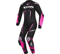 Ixon Vortex 3 Damen 1-Teiler Motorrad Lederkombi, schwarz/pink, Größe L