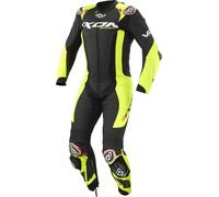 Ixon Vortex 3 1-Teiler Motorrad Lederkombi, schwarz/gelb, Größe 4XL