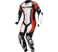 Ixon Vortex 3 1-Teiler Motorrad Lederkombi, weiß/schwarz/rot, Größe 3XL