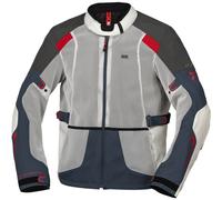 IXS Herren Motorrad Jacke XL - Tourster-BigAir 1.0 hellgrau-blau-rot