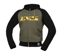 IXS Motorrad Hoodie Rapid 1.0 Sport-Tour schwarz grün XXL