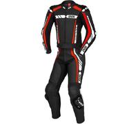 IXS Sport RS-800 1.0 2-Teiler Motorrad Lederkombi, schwarz-weiss-rot, Größe 98 für Männer