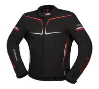 IXS TS-Pro ST+ wasserdichte Motorrad Textiljacke, schwarz-rot, Größe 2XL