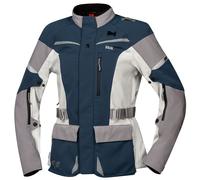 IXS Venture-STX 1.0 wasserdichte Damen Motorrad Textiljacke, blau/grau, Größe XL