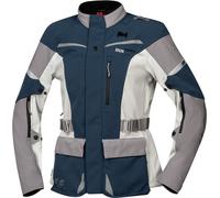 IXS Venture-STX 1.0 wasserdichte Damen Motorrad Textiljacke, grau-blau, Größe 3XL