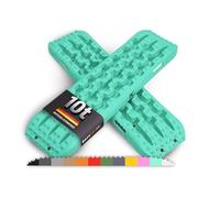 IYC4x4 Sandbleche Anfahrhilfe Bergungshilfe Traktionshilfe Reifenleiter Kunststoff (Fresh Mint, 2x Sandbleche)