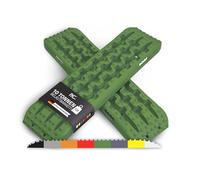 IYC4x4 Sandbleche Offroad 2er Set - Anfahrhilfe & Bergehilfe für SUV, 4x4, Camping - Traktionshilfe Auto bei Sand, Schlamm & Schnee - Tragkraft 10 t