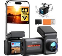 iZEEKER 4K Dashcam Auto Vorne Hinten, WiFi 6 Auto Kamera mit 32GB SD Karte