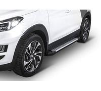 J&J AUTOMOTIVE Advanced Rival Trittbretter mit ABE passend für Kia Sportage 2015-2018, OEM Design Aluminium Silber Passform Links und Rechts 2-teilig