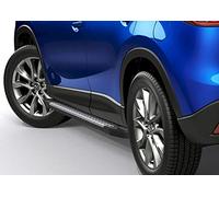 J&J AUTOMOTIVE Advanced Rival Trittbretter mit ABE passend für Mazda CX-5 2011-2017, OEM Design Aluminium Silber Passform Links und Rechts 2-teilig