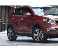 J&J AUTOMOTIVE Basic Rival Trittbretter mit ABE passend für Kia Sportage 2010-2015, OEM Design Aluminium Silber Passform Links und Rechts 2-teilig