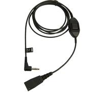Jabra Anschlusskabel QD auf 3,5mmKlinke, glatt, 1,5m