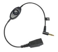 Jabra QD 3,5mm 4-polig Klinke Headset Kabel Handy Alcatel/S Gigaset PC LapTop