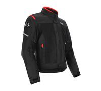 Jacke ACER ual Road Polyester Genehmigt ON ROAD RUBY Schwarz/Rot