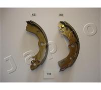 JAPKO Bremsbackensatz Bremsbacken hinten für Nissan Almera I Hatchback N15