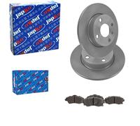 Japko Bremsscheiben 240mm + Beläge Hinten Passend Für Opel Corsa C + Tigra Tt Bremsscheibe: Opel: 569112 Opel: 9196592 Saab: 9196592 Vauxhall: 9196