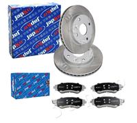 Japko Bremsscheiben 256mm + Beläge Vorne Passend Für Chevrolet Rezzo Evanda Bremsscheibe: A.b.s.: 17414 Abakus: 23103141 Abakus: 231031412 Aisin: L