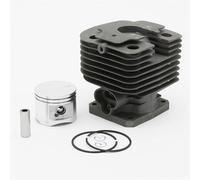 JAVON 40MM 42MM & 44MM Zylinderkolbensatz Passend for Stihl FS400 FS450 FS480 FS 400 450 480 Gartengeräte Rasentrimmer Cutter Ersatzteil 41280201211 Zylinder-Kolben-Kit (Size : FS480 44MM)