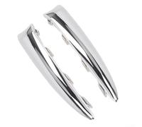 Jayruit Set mit zwei vorderen Stoßstangen-Zierleisten aus Chrom 735642306 735642307 für Fiat 500 2016 bis 2020