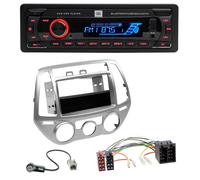 JBL AUX MP3 USB Bluetooth SD Autoradio für Hyundai i20 (12-14) man. Klima