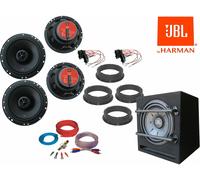 JBL für Seat Leon 1M 1999-2006 Lautsprecher aktiv Subwoofer Set Tür Vorn Hinten