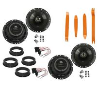 JBL Lautsprecher Set für VW T-Roc Bj 17-22 Tür Vorne hinten Ausbaubügel 960 Watt