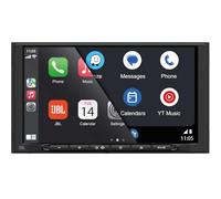 JBL Legend 700 2 DIN Autoradio mit Bildschirm, CarPlay Android Auto, Freisprechanlage Auto Radio mit Bluetooth, 7-Zoll Touchscreen, USB/AUX UKW/MW, 6-Kanal 4V Vorverstärkerausgänge mit Sub Steuerung
