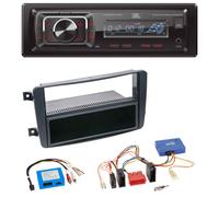 JBL SD CAN-Bus MP3 USB Bluetooth Autoradio für Mercedes C 00-04 W203 Aktiv schwa