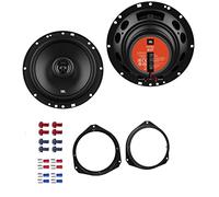 JBL Stage1 61F Lautsprecher mit Einbauset passend für Opel Corsa D ab 2006 Türen vorne 400 W 165mm 2 Wege Koax