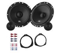 JBL Stage161CFS Lautsprecher mit Einbauset passend für Opel Corsa D ab 2006 Türen vorne 450 Watt 165mm 2 Wege Kompo