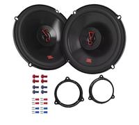 JBL Stage3 627F Lautsprecher mit Einbauset passend für Nissan Juke ab 2010 Türen vorne 450W 165mm 2 Wege Koax