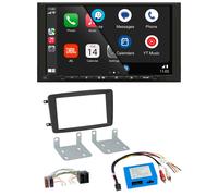 JBL USB 2DIN MP3 Bluetooth AUX Autoradio für Mercedes C W203 00-04 aktiv