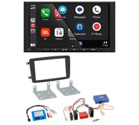 JBL USB 2DIN MP3 Bluetooth CAN-Bus Autoradio für Mercedes C 00-04 W203 Kit Aktiv