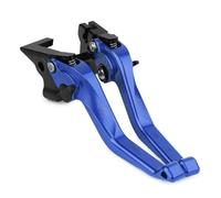 JBPIHZT Für YAMAHA XMAX 250 300 400 X-MAX 125 2018-2022 Roller Zubehör Kurze Einstellbare Bremshebel(Blau)
