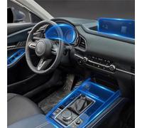 JCAKES Auto Interne Mittelkonsole Transparent TPU Schutz Schutz Schutz Folie Kratzfest, für Mazda CX30 2020 2021