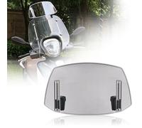JCVT Motorrad Scheiben Windabweiser für Yamaha Xmax X-MAX 125 250 300 400 XMAX300, Verbesserung Spoiler Modifikation Scheibenverlängerung Zubehör,B/High Smoke